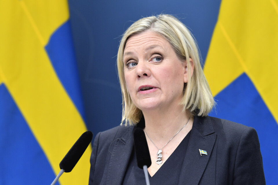 Finansminister Magdalena Andersson (S). Arkivbild