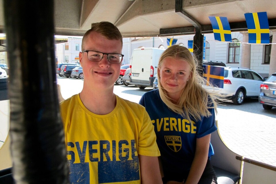 Emma Pihl och Måns Olsson går handelsprogrammet på Fria läroverken.