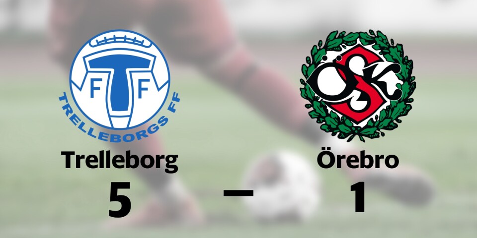 Seger för Trelleborg på hemmaplan mot Örebro