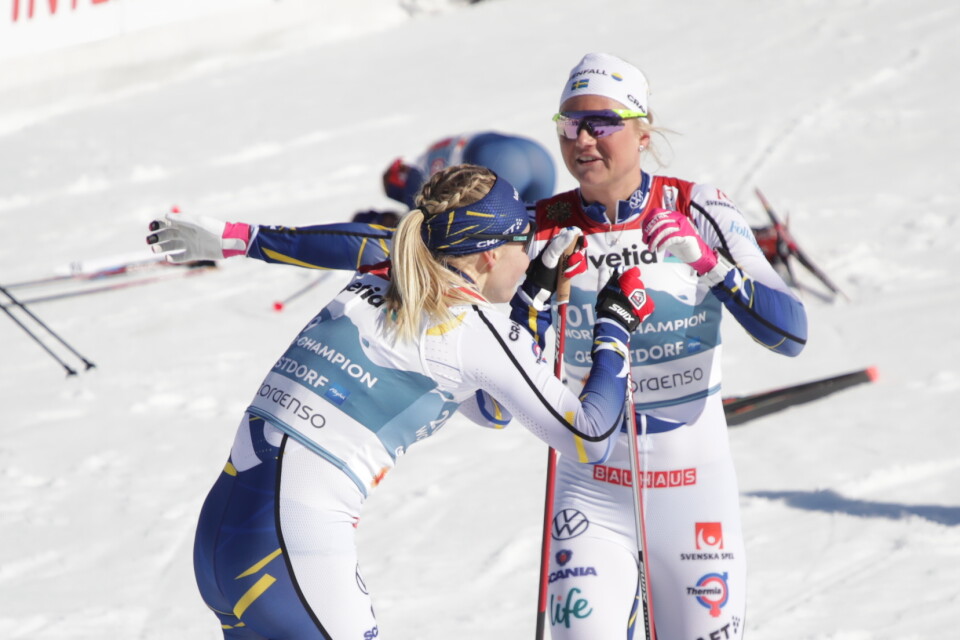 Jonna Sundling och Maja Dahlqvist. Arkivbild.