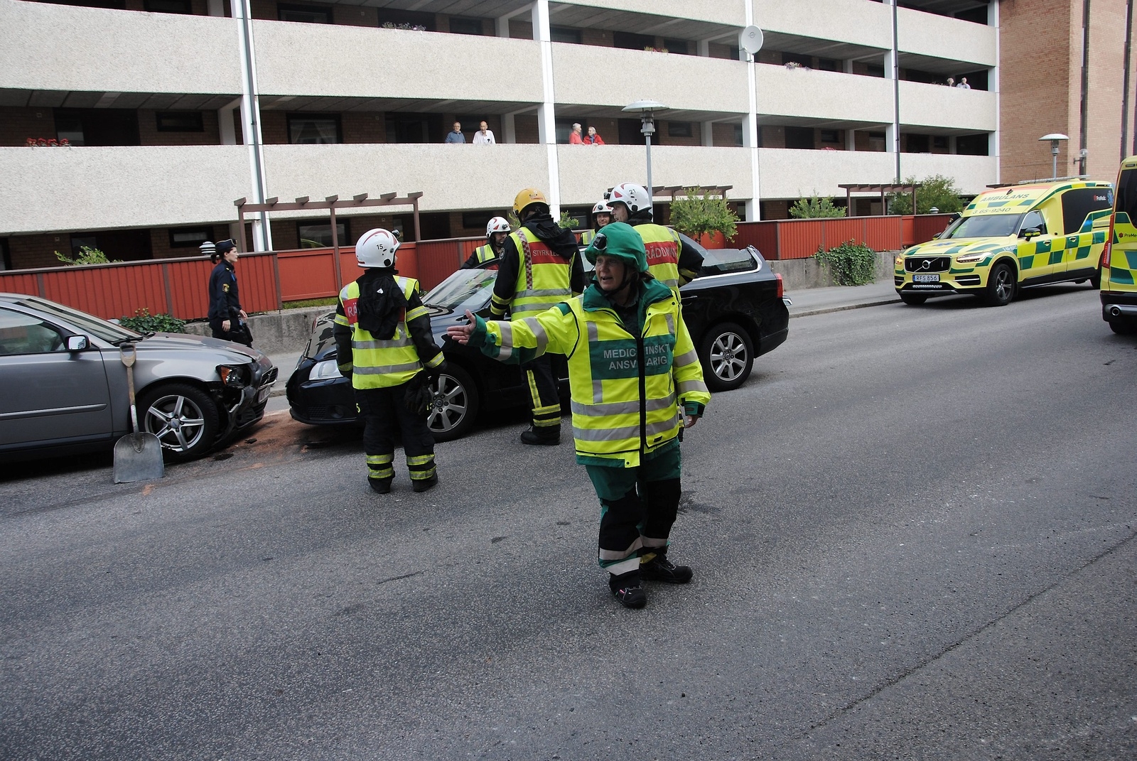Trafikolycka i Osby på fredagsmorgonen.