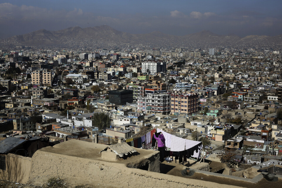 Det krigshärjade Afghanistans huvudstad Kabul.