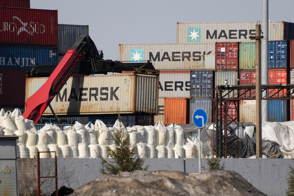 Fraktjätten AP Møller-Maersk redovisar kvartalsrapport. Arkivbild.