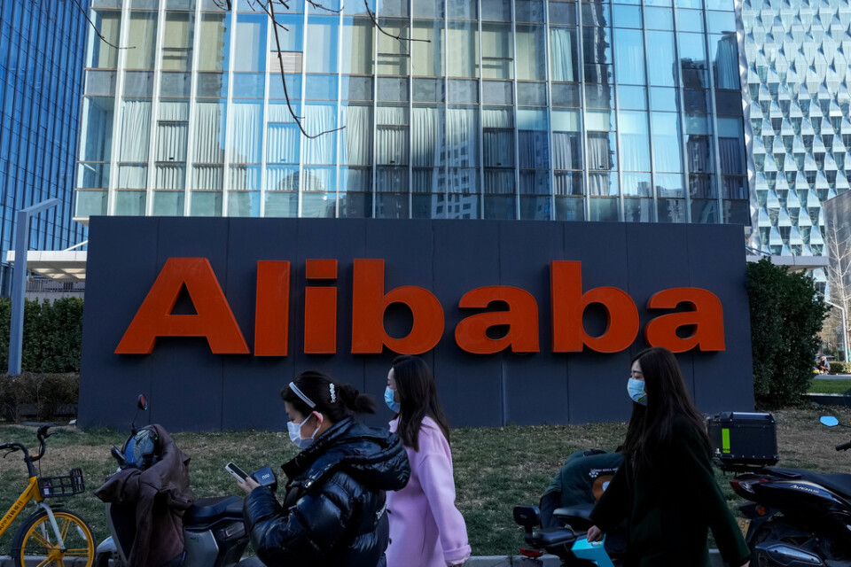 E-handelsjätten Alibaba presenterar delårsrapport. Arkivbild.