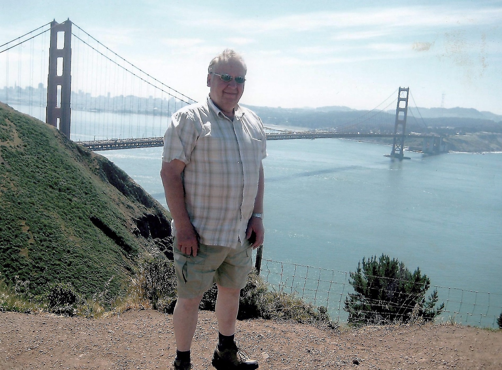 Golden Gatebron i San Francisco var världens längsta hängbro när den invigdes 1937.                                                
Foto: privat
