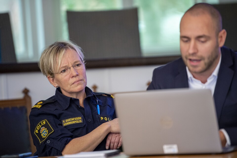 Veronica Gustafsson, kommunpolis i Östra Göinge.