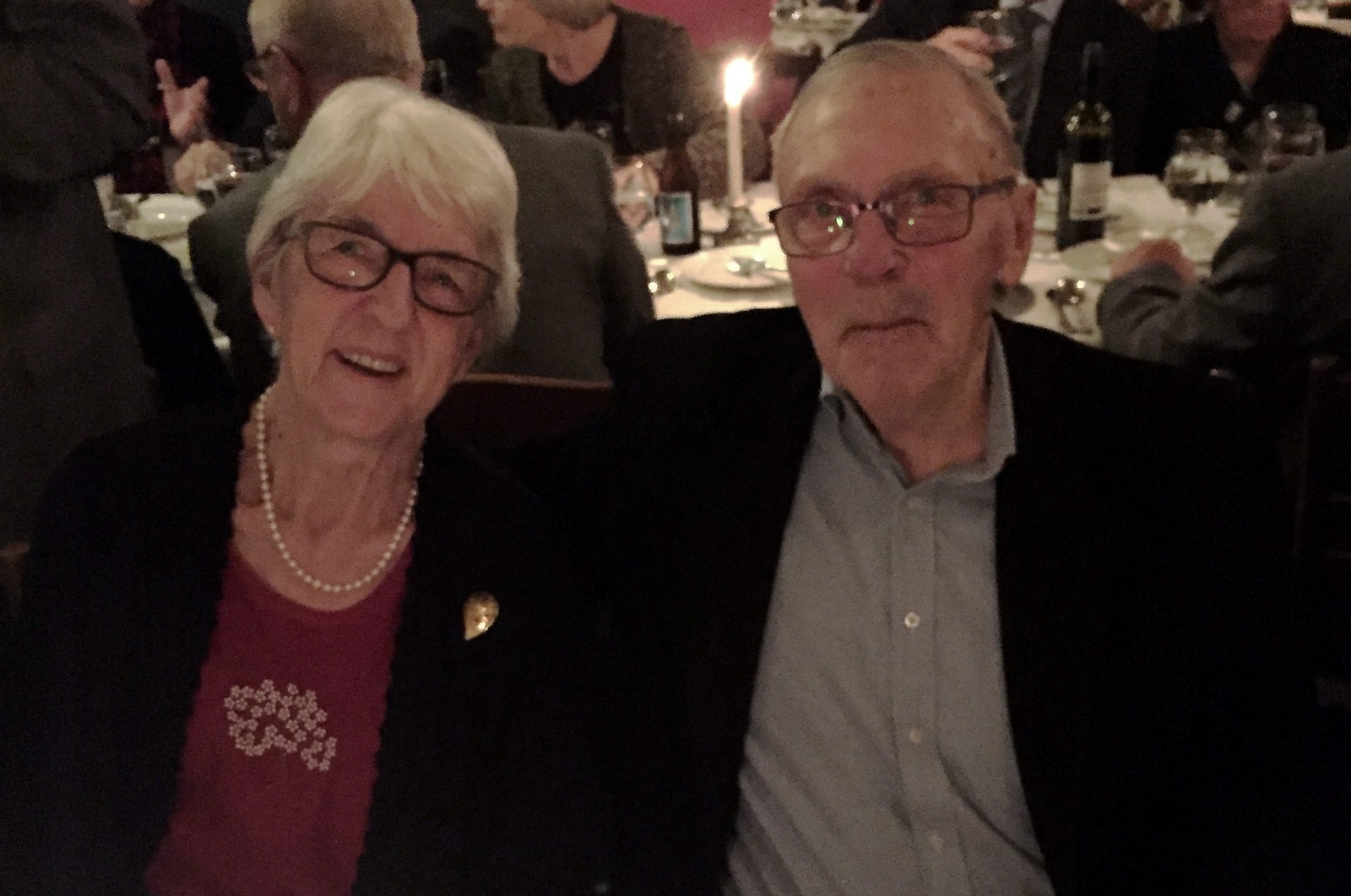 Eva och Knut Johansson har på nyårsdagen varit gifta i 60 år. PRIVAT BILD