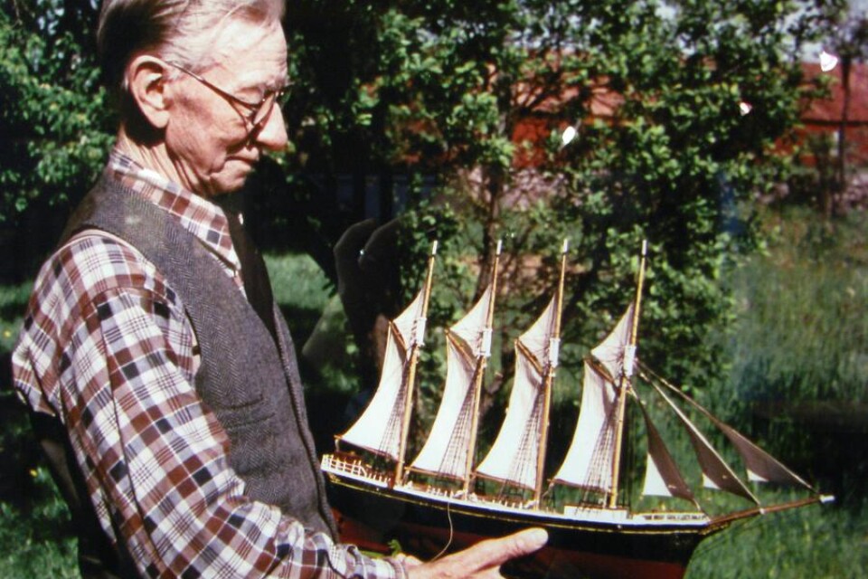 Viktor Karlsson var en mycket känd modellbyggare i från Bergkvara.
