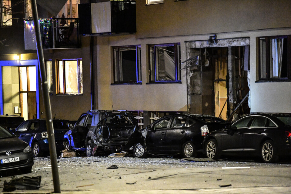 Explosionen i ett flerfamiljshus på Östermalm i Stockholm i förra veckan orsakade stora skador.