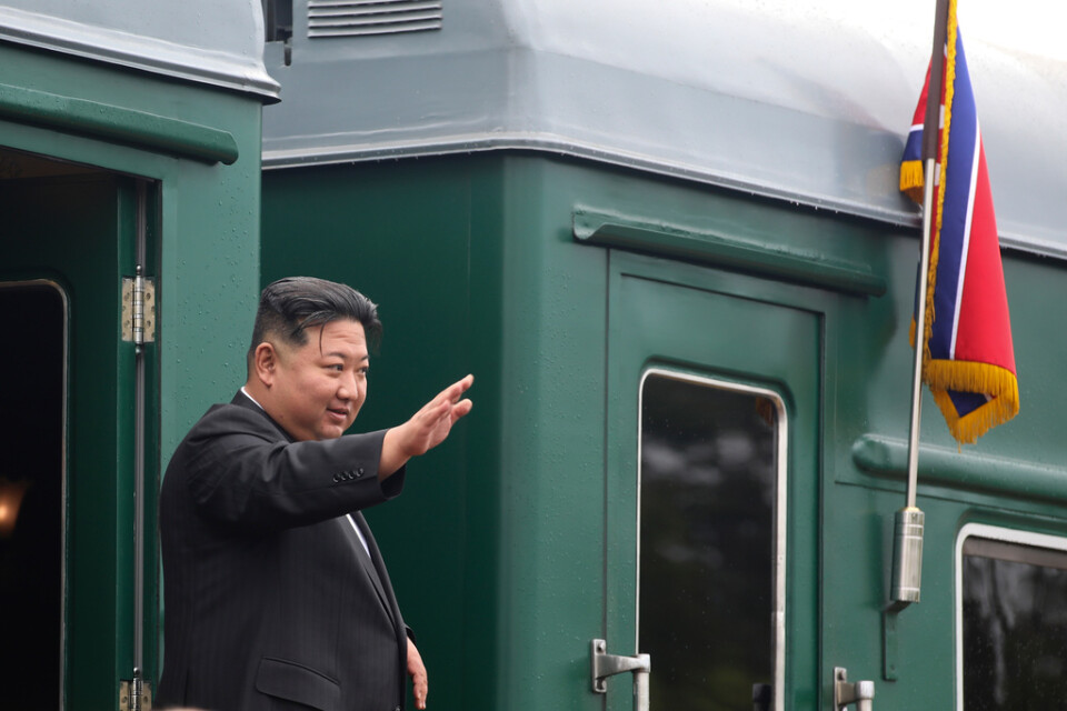Nordkoreas ledare Kim Jong-Un uppges öppna landets gräns. Arkivbild.