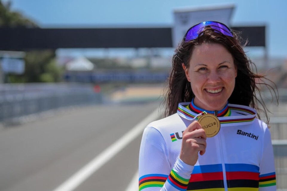 Anna Beck tog nytt VM-guld i paracykel.