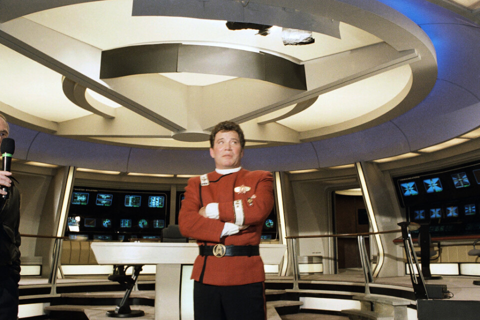 William Shatner, som spelade Captain Kirk, hyllar D|C Fontana på Twitter. Arkivbild.