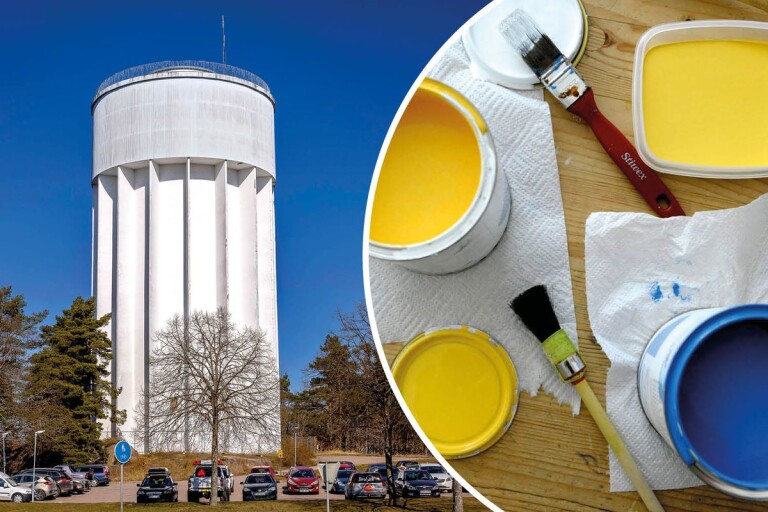 Kommunen välkomnar barnens idé om att måla vattentornet i Södertorn