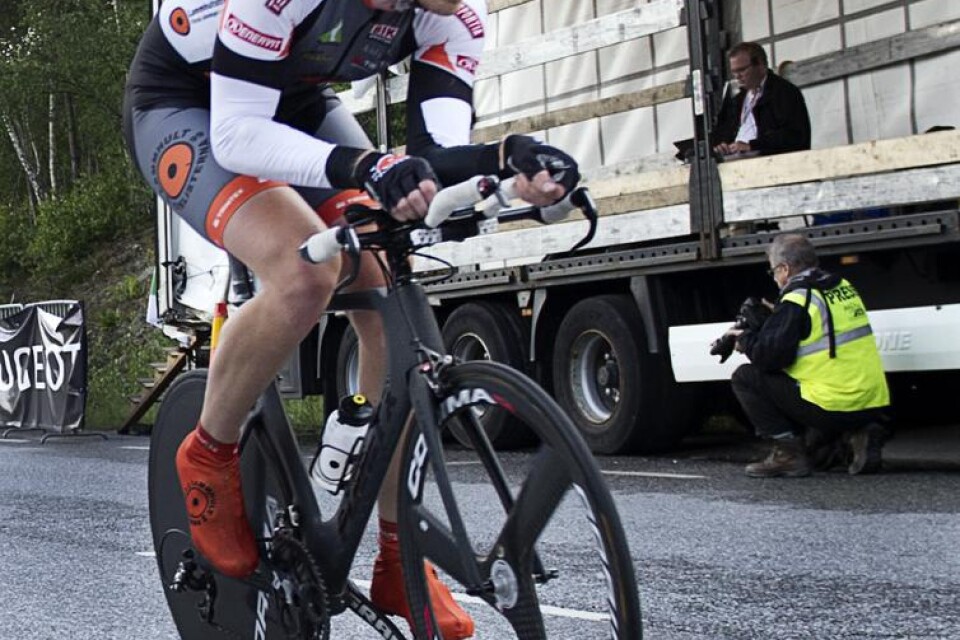Klaes Jahnsén, Lammhultcyklisterna, slutade på 30:e plats. Foto: LENA GUNNARSSON