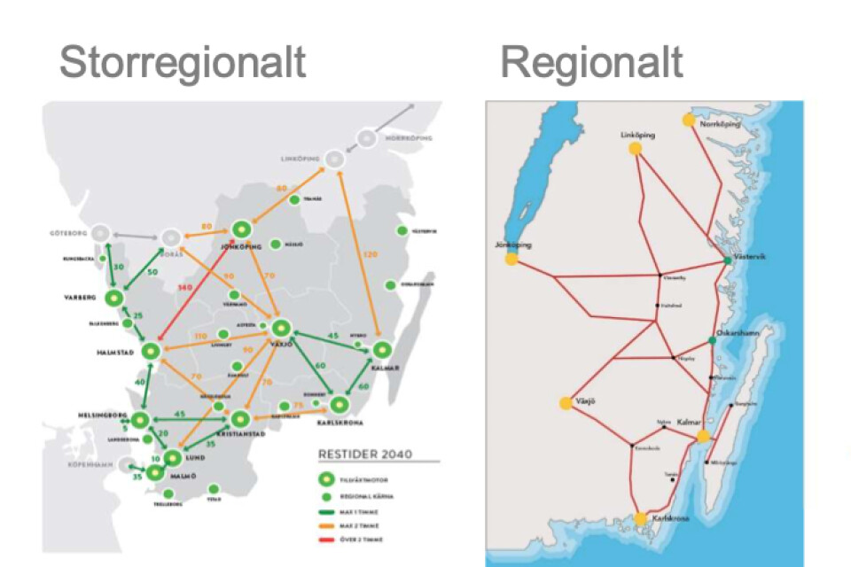 När Regionen ritar kartbilder över kollektivtrafiken så visar det hur Öland uppfattas - faktiskt inte bara när det gäller bussar. Läkarnedläggningen i Södra Möckleby är senaste nedmonteringen av Öland, beskriver Ölandsbladets chefredaktör.