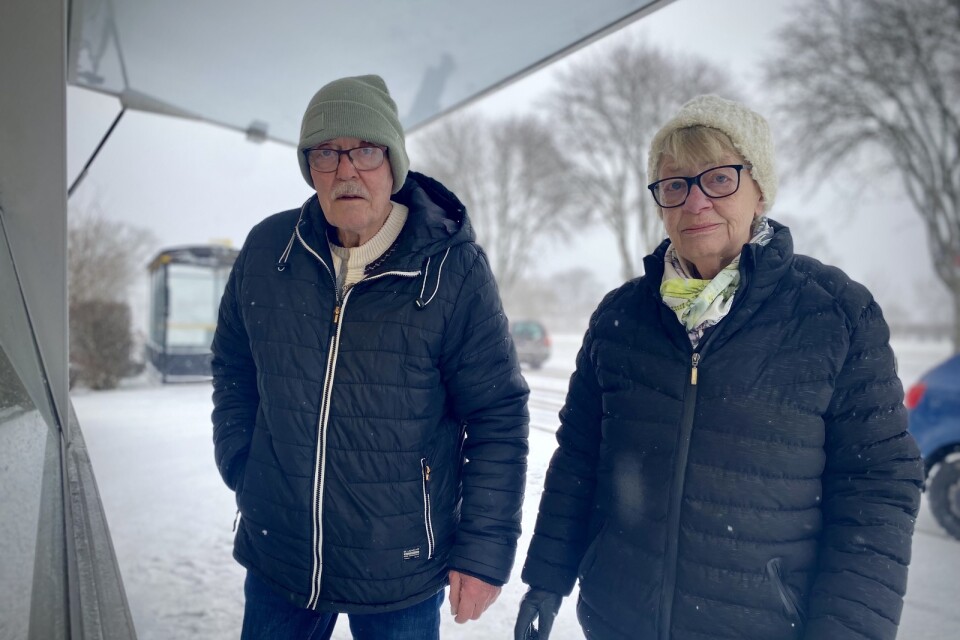 Göran och Ritva Larsson från Stora Frö hade hittat till kroppkaksvagnen i Mörbylånga.