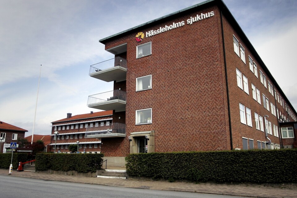 Hässleholms sjukhus. Foto: Stefan Sandström/Arkiv
