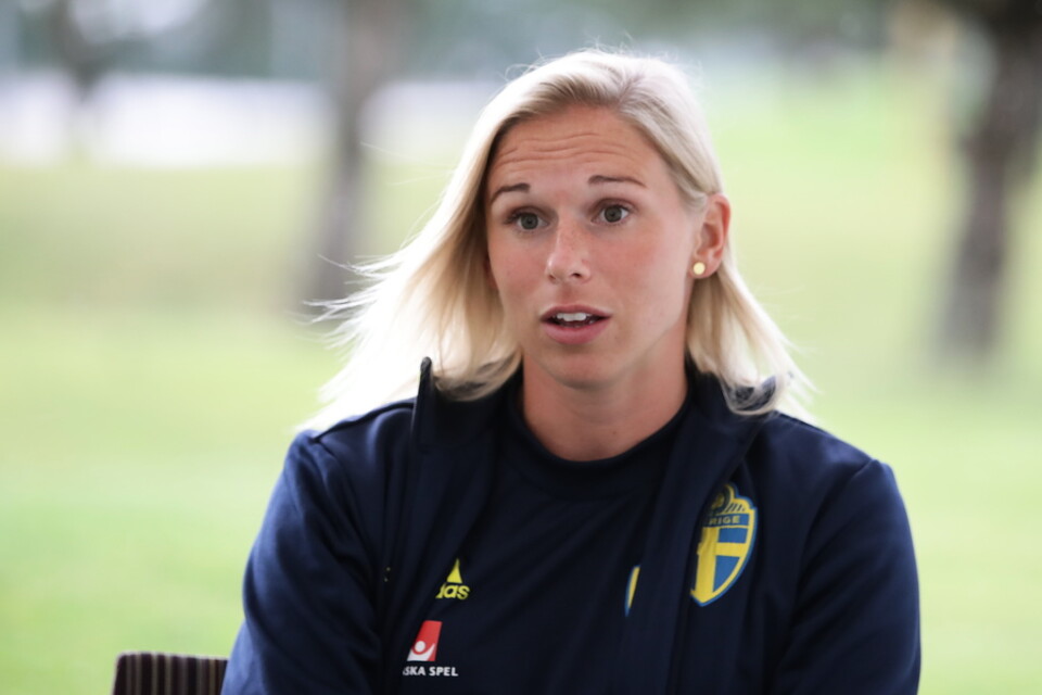 Jonna Andersson spelade från start i Chelseas ligamatch. Arkivbild.