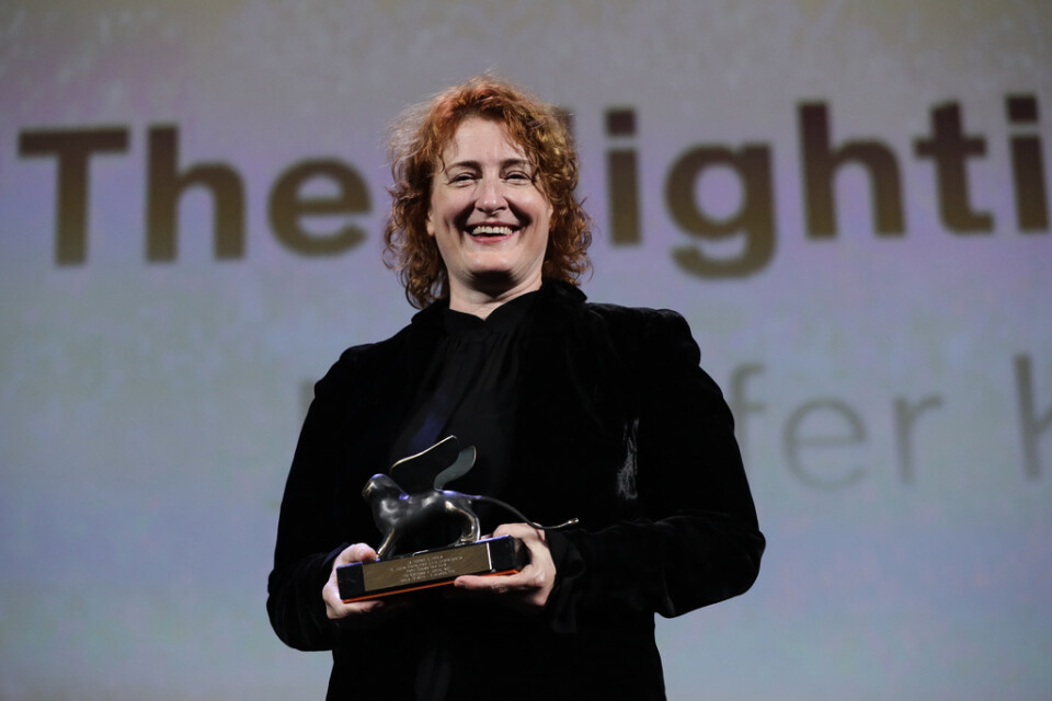 Jennifer Kent fick ta emot pris på filmfestivalen i Venedig för "The nightingale". Arkivbild.