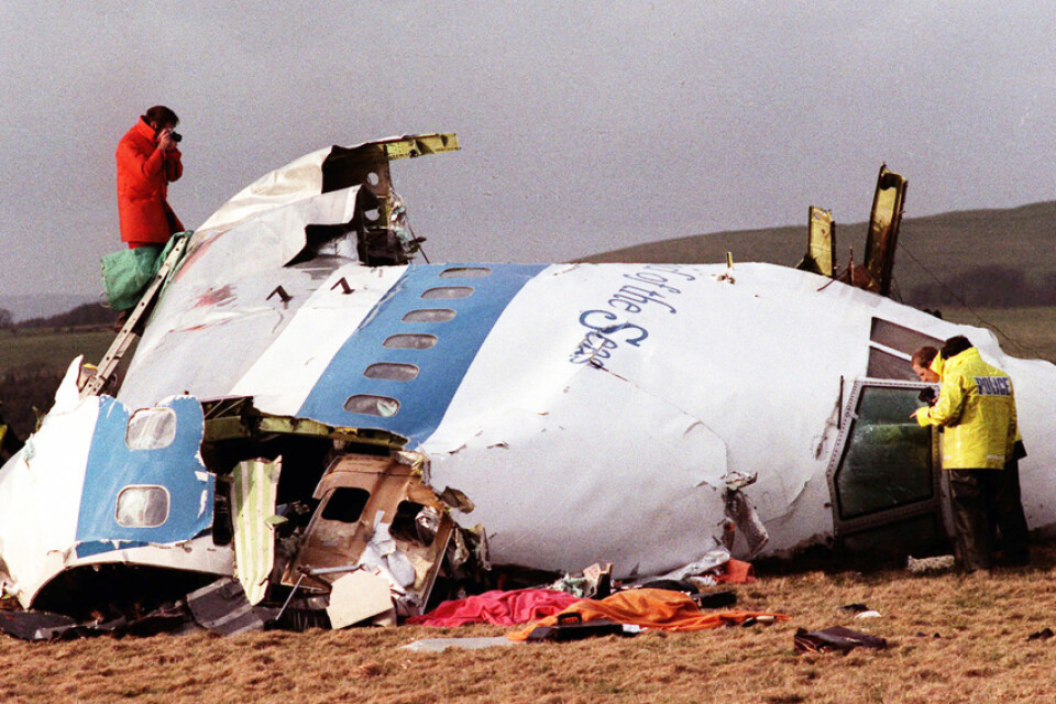 Ett passagerarplan med 259 personer ombord sprängdes över Skottland 1988. Samtliga som var ombord och elva personer på marken dödades i terrordådet. Arkivbild.