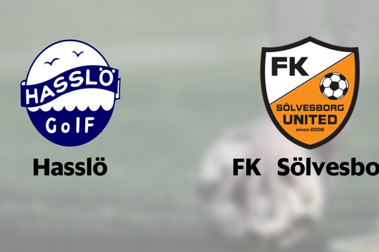 Formsvaga FK Sölvesborg möter Hasslö
