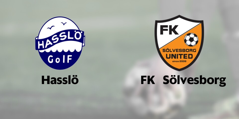 Formsvaga FK Sölvesborg möter Hasslö