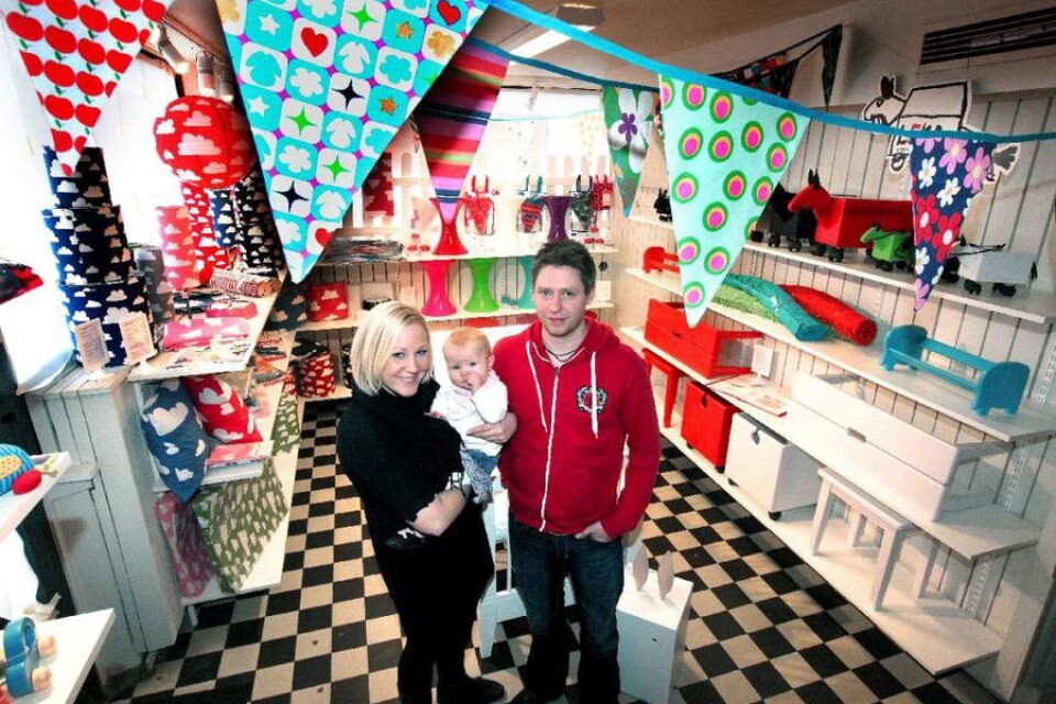Emelie Johansson och Fredrik Grindemark ligger helt i fas med trenderna. Snart öppnar de inredningsbutik med inriktning på barn.