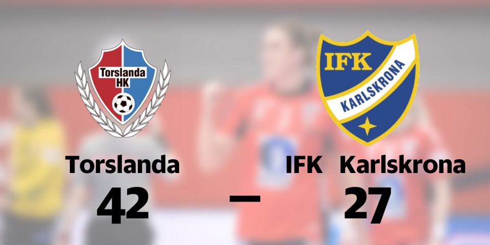 HK Torslanda Elit vann mot IFK Karlskrona