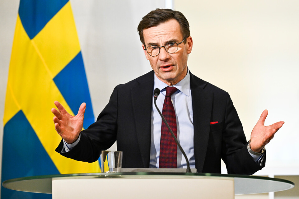 Statsminister Uf Kristersson. Arkivbild