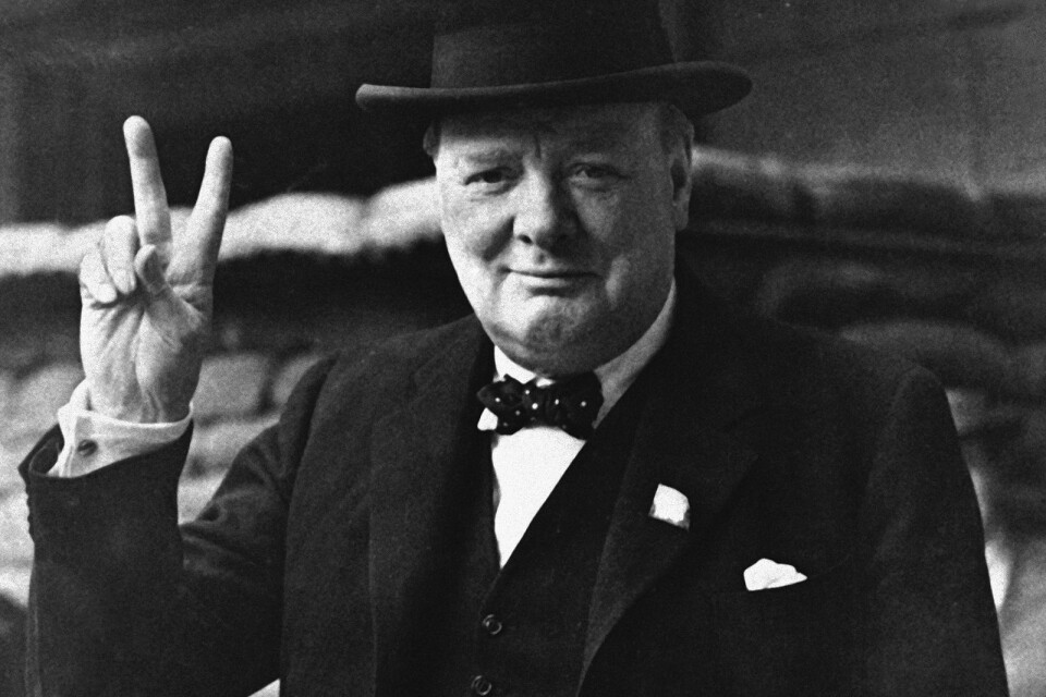 Winston Churchill, en stark politiker som väcker skribentens beundran.
