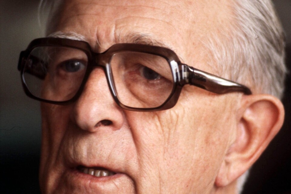 Bertil Ohlin, nationalekonom och liberal politiker. Nobelpristagare i ekonomi i 1975.