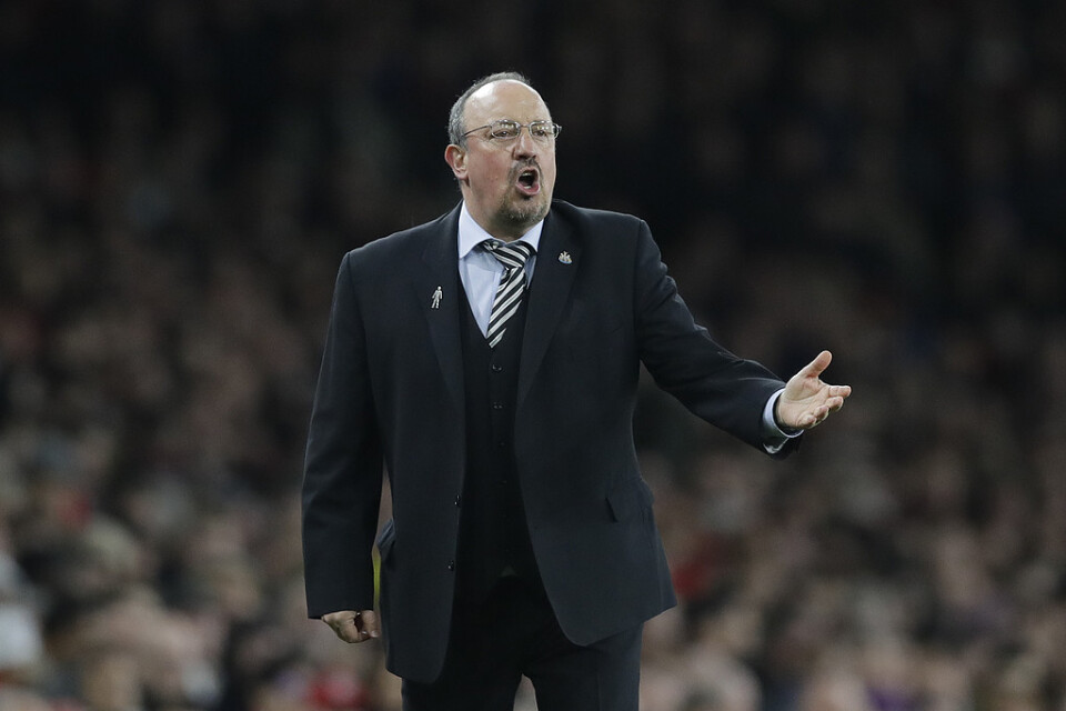 Rafael Benitez lämnar Newcastle. Arkivbild.