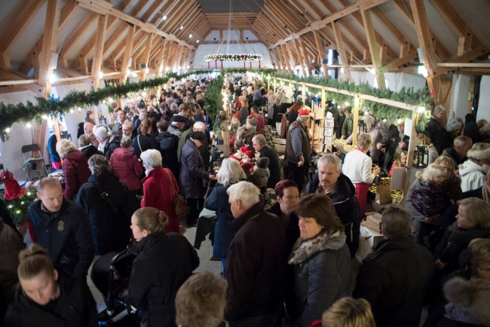 Förra årets julmarknad besöktes av 4 500 personer.
