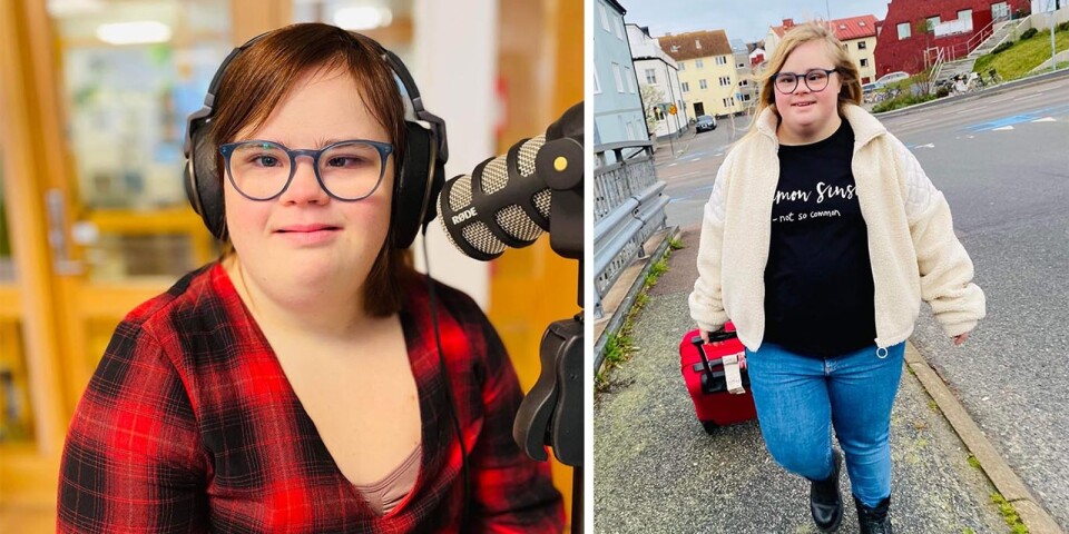 20-åriga Herta poddar om livet med Downs syndrom