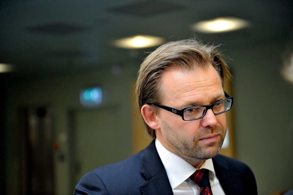 Barnläkarrättegången, advokaten Björn Hurtig uttalar sig efter slutpläderingarna.