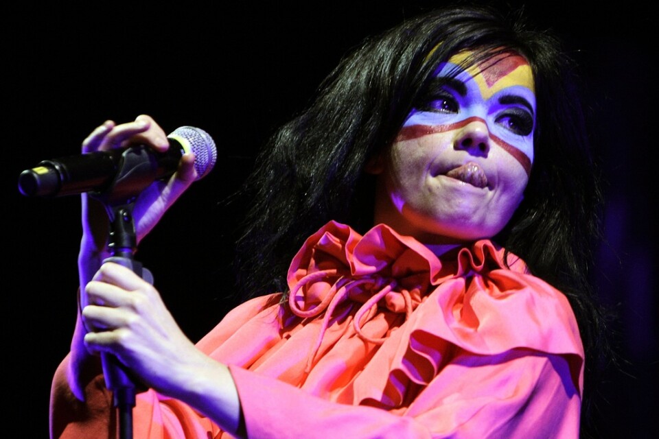 Björk tar sin scenshow till Stockholm. Arkivbild.