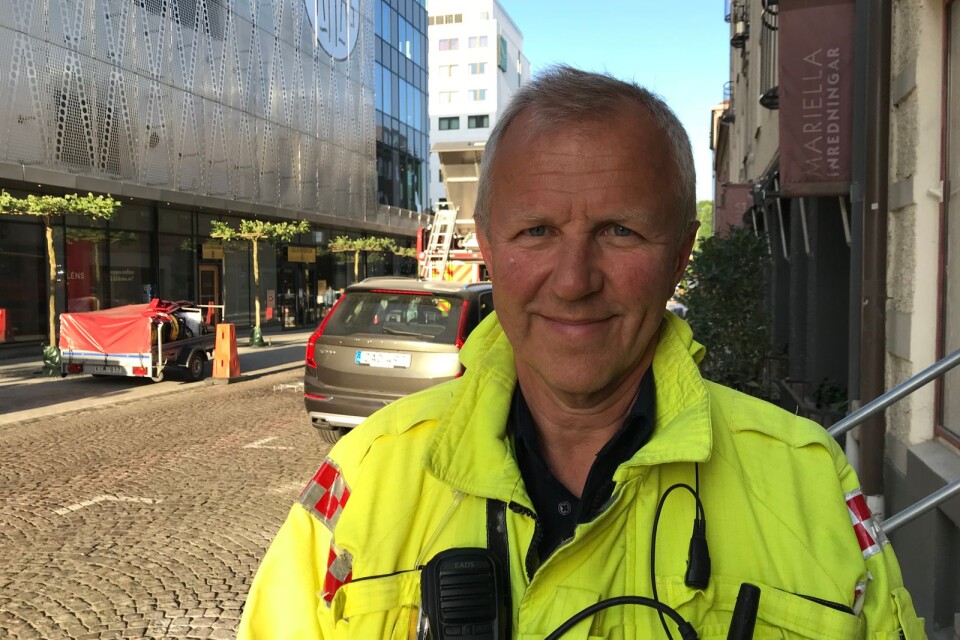 Mikael Rohme, räddningsledare.