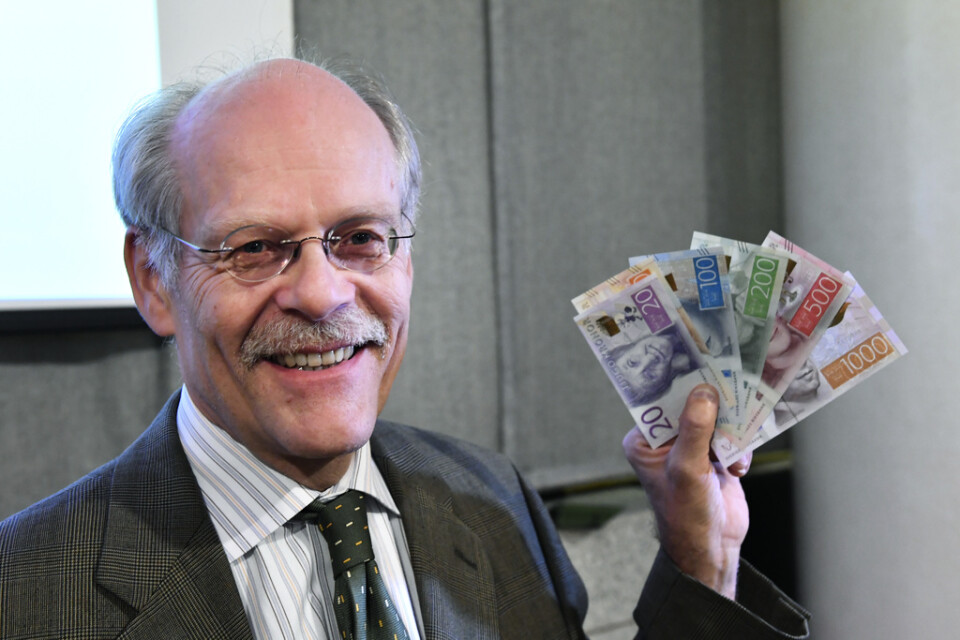 Riksbankens chef Stefan Ingves kan glädja sig åt stigande inflation. Arkivbild.