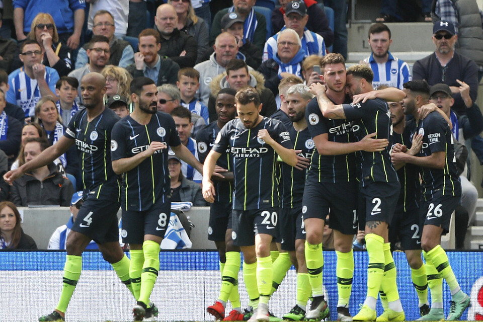 Manchester City firar Premier League-titeln.