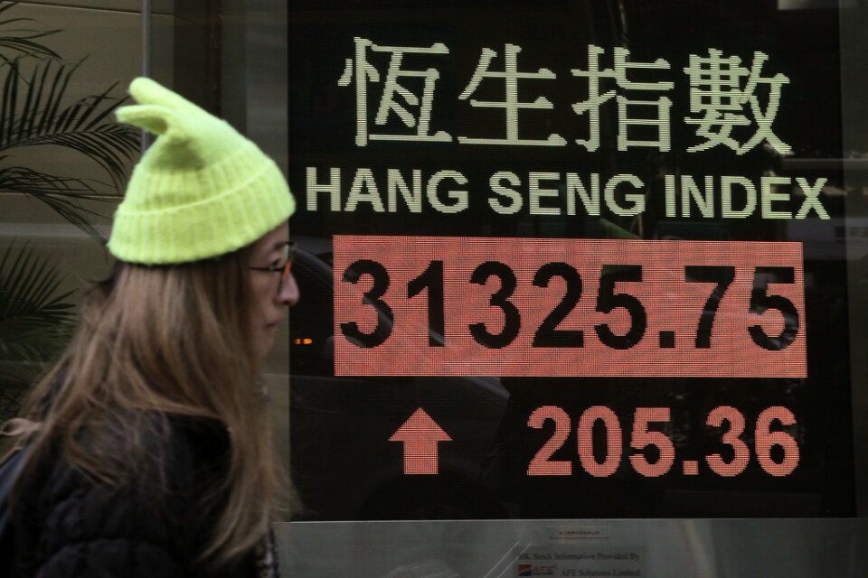 Siffrorna vände ned i Hongkong. Arkivbild.