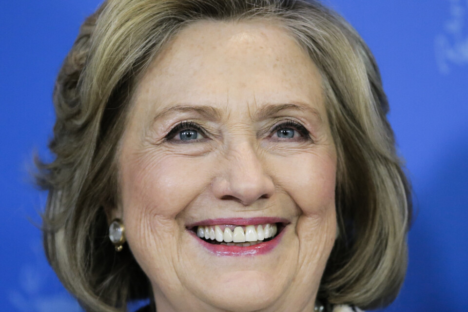 Hillary Clinton är i Berlin för att vara med om lanseringen av tv-serien "Hillary" som sänds i SVT senare i vår.