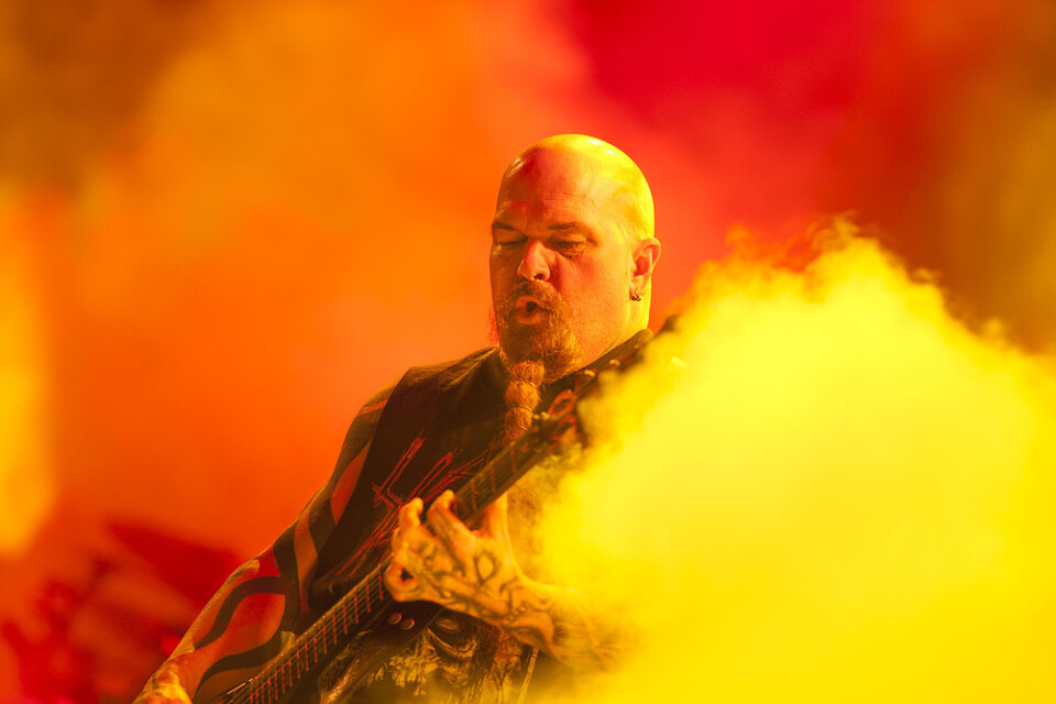 Slayer levererade de en intensiv och fartfylld show med eld, dödsestetik och skrik på Sweden Rock.