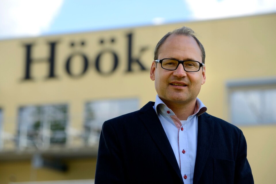 Joachim Höök, vd för Boråsföretaget Hööks.