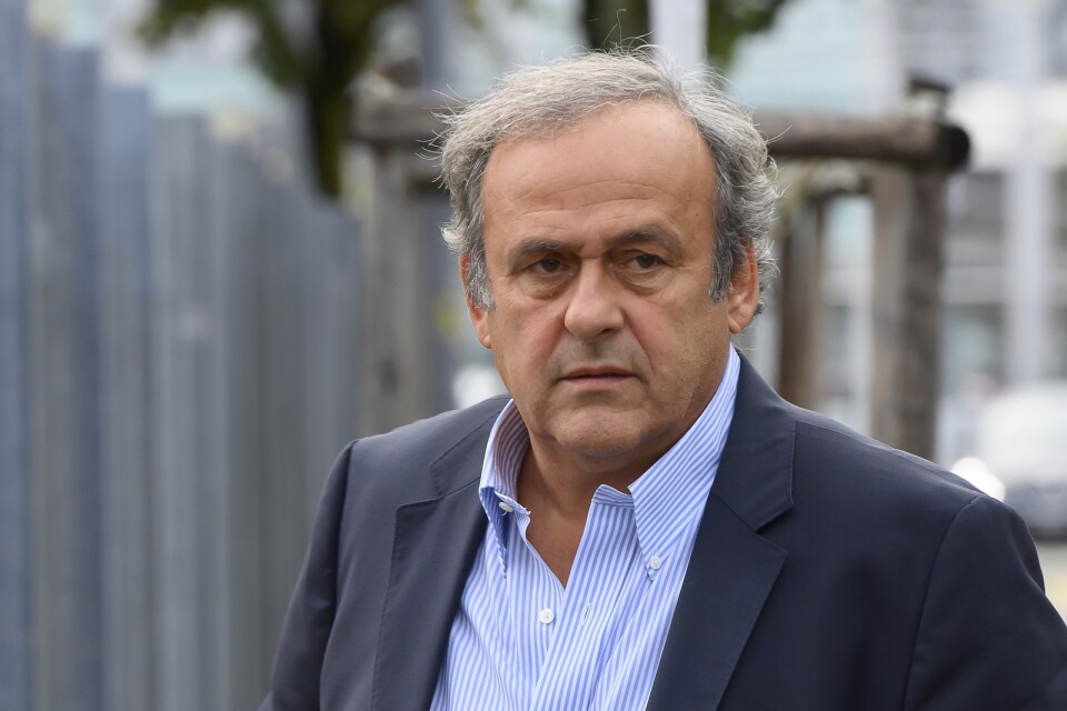 Den förre Uefa-ordföranden och storspelaren Michel Platini. Arkivbild.