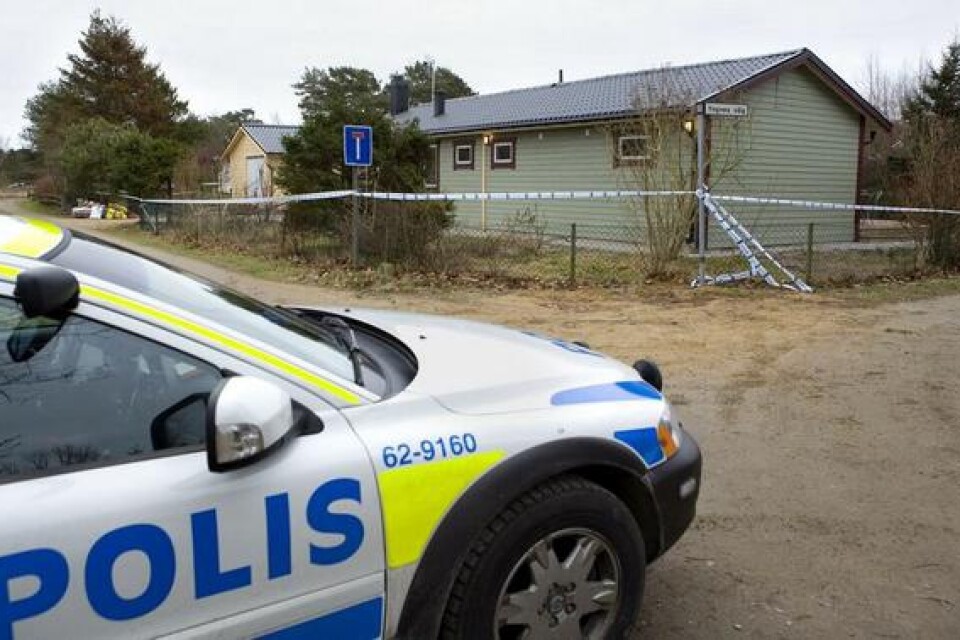 Enligt Skånepolisen uppträdde den 57-årige mannen hotfullt med kniv mot poliser som kom till mannens stuga. Bild: Scanpix