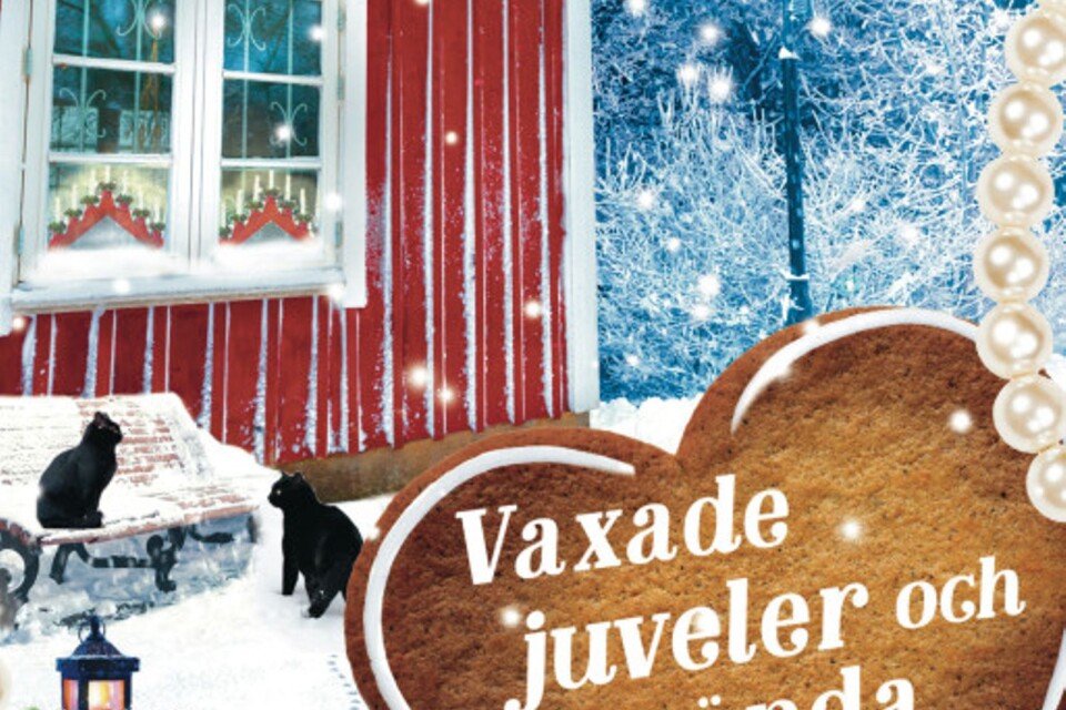 Julromanen verkar vara ett begrepp som kommit för att stanna. För vad sägs om titeln ”Vaxade juveler och brända hjärtan” av nya feelgood-drottningen Ewa Klingberg. Se på omslaget bara!