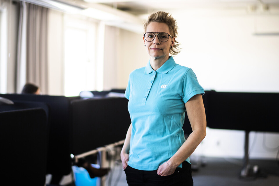 Sjuksköterskan Sofia Berggren är tillförordnad driftschef vid Medhelp, som driver 1177 i Stockholm på uppdrag av Region Stockholm.