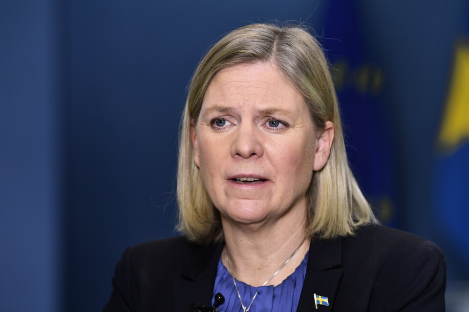 Finansminister Magdalena Andersson (S) ser inte nej till att flytta beskattningsrätt av bolag till konsumtionsländer som ett alternativ. Arkivbild
