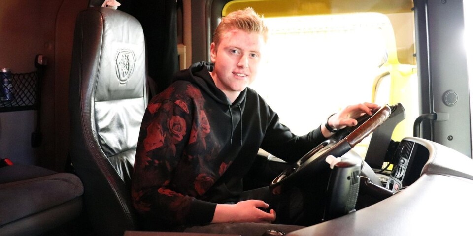Elis, 20, tävlar i yrkes-SM för lastbilsförare: ”Udda men roligt”