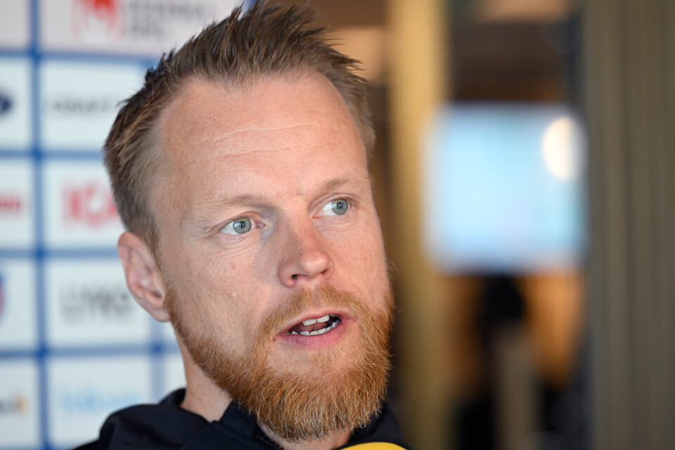 Anders Byström, svensk landslagschef för längdskidor, i samband med presentationen av årets A-lagstrupp.